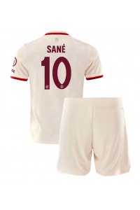 Fotbalové Dres Bayern Munich Leroy Sane #10 Dětské Třetí Oblečení 2024-25 Krátký Rukáv (+ trenýrky)